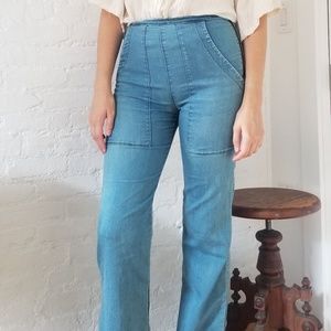 PRAIRIE UNDERGROUND 70's Light Denim Bell Bottoms